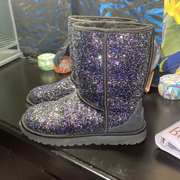 UGG Shoes - Sparkly Purple Medium UGG Boots
